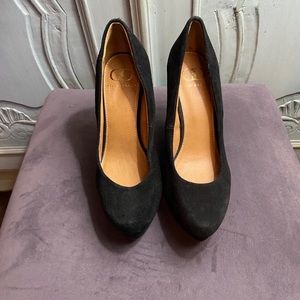 💕Kelsi Dagger Platform Suede Wedges - Size 6